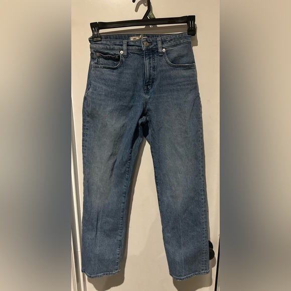 Madewell The Curvy '90s Straight Leg Jeans Size 25P - Picture 2 of 8